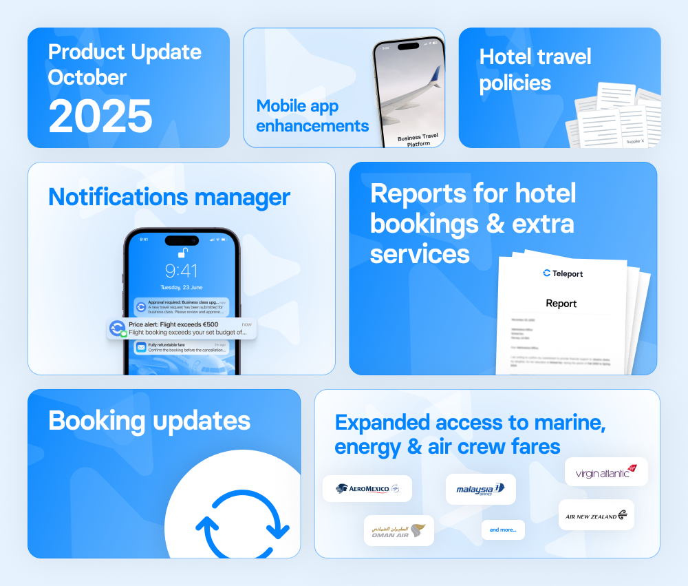 New booking and policy tools