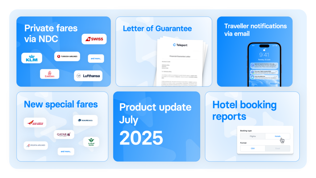 Hotel Reports, NDC Private Fares & More
