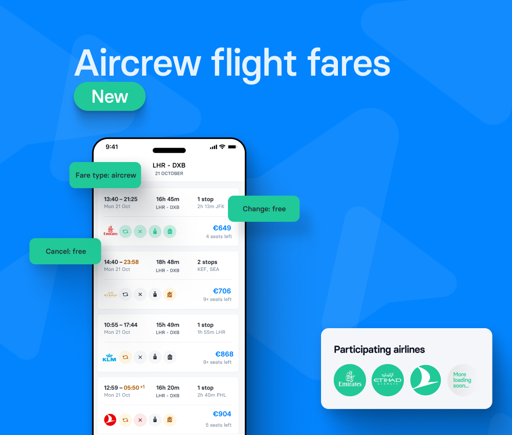 C Teleport introduces exclusive flight fares for aircrew 