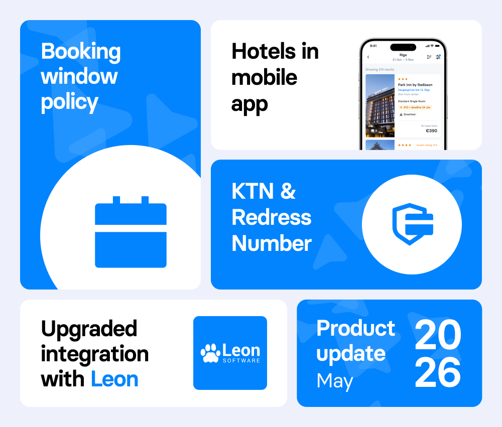 New in product: Booking window policy and hotels on mobile