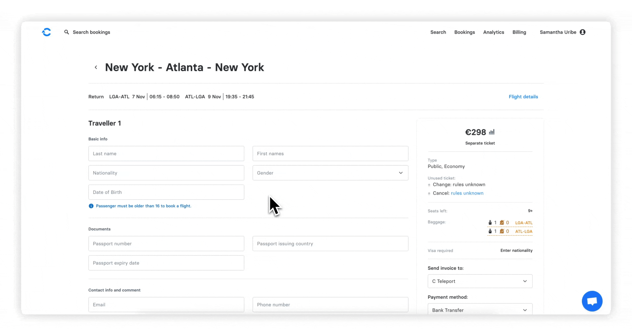 Leon Software Integration Landing Page