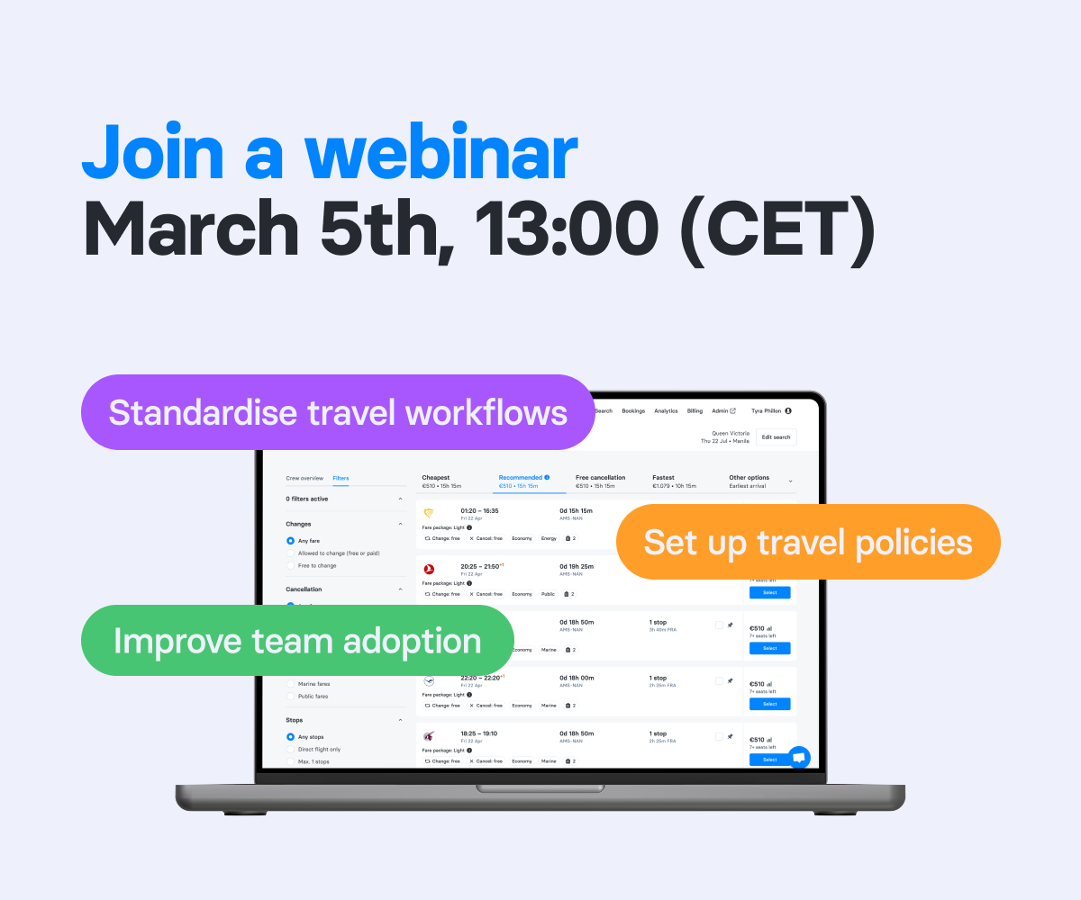 Automating travel in fast-moving operations