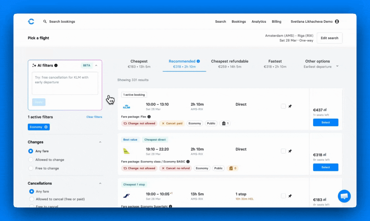 New in March: AI-powered search & fewer repetitive steps