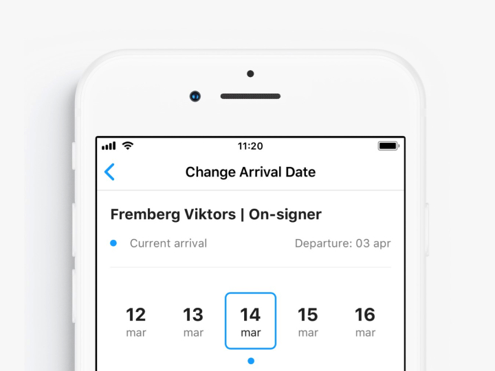 The first marine air-travel iPhone app in the world