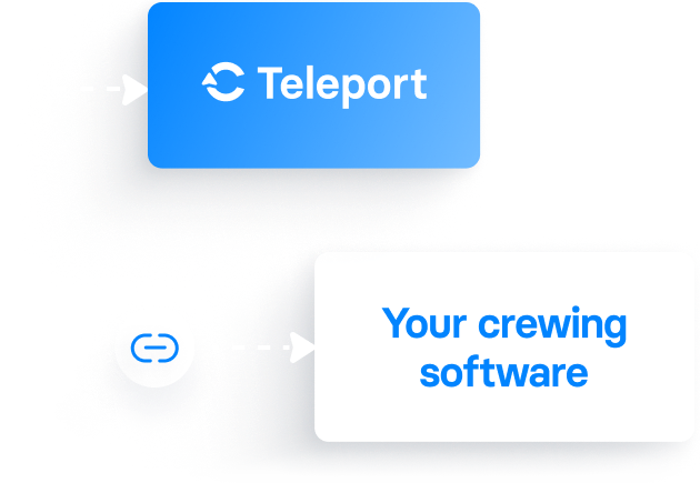 Connect to your crewing software