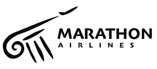 marathon logo black